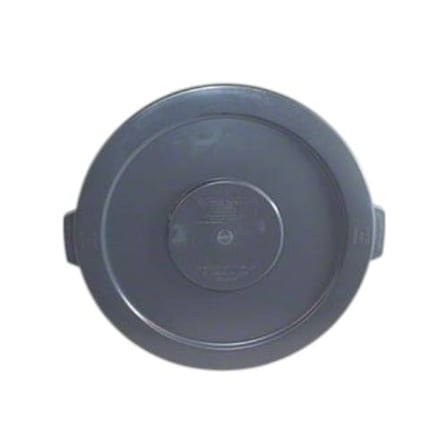 ABCO 44 Gallon round garbage can lid - Gray.jpg
