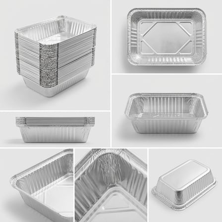 2.25 lb. Aluminum foil food trays with lids, stackable catering containers for baking, takeaway.png