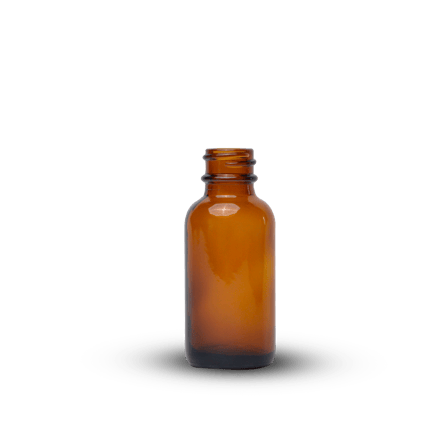 1 oz Amber Glass Dropper Bottle