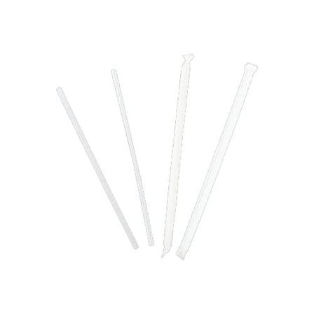 AmerCareRoyal 7 Inches Clear Polypropylene Plastic Jumbo Straw, Paper Wrapped.jpg