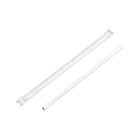 AmerCareRoyal 7 Inches White Jumbo Wrapped Paper Straw.jpg.jpg