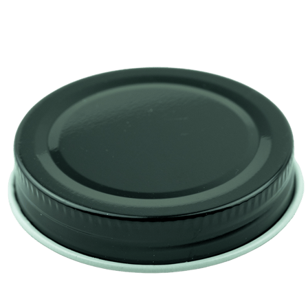 Black Metal 58-400 Lid with standard plastisol liner (2500/Case)