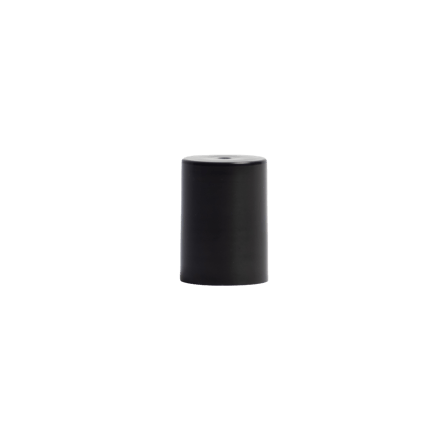 Black PP Cap for 10 ml Roll On Bottle