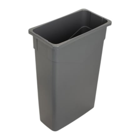 Empty Carlisle 34202323 - trimLine 23 gallon gray slim rectangular trash can​​.jpg