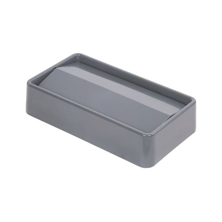 Carlisle 34202423 - trimLine rectangular gray swing top trash can lid 15 & 23 gallon.jpg
