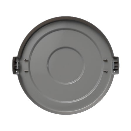 Inside view of carlisle 55 gallon gray  round trash can lid.jpg