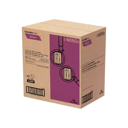 Case of Cascades PRO Select 16 by 15 Inches 1-Ply White Dinner Napkins.jpg