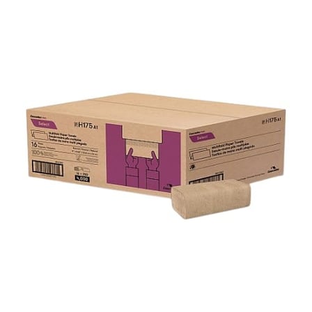Case of Cascades PRO Select Natural Kraft Multifold Paper Towel, 1-Ply.jpg