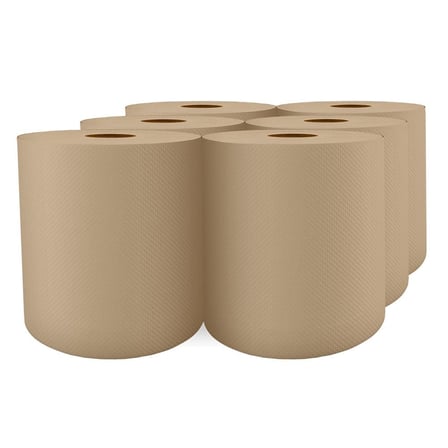 6 Pieces of Cascades PRO Select Natural Roll Paper Towel, 1-Ply, 800 feet.jpg