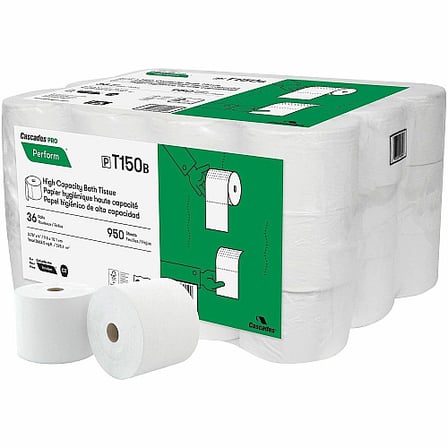 Case of Cascades PRO Tandem White Toilet Paper Roll, 2-Ply, 4 by 3 Inches, 950 Sheets.jpg