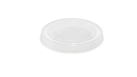 Clear Plastic Lids for 3.25 oz, 4 oz, 5.5 oz. Portion Cups / Souffle Cups - (2500/Case)