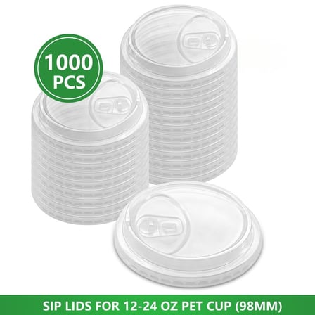 Case of Clear Plastic Strawless Sip Lids​ with Slot Opening.jpg