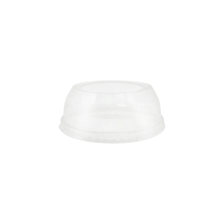 Clear wide hole plastic dome lid​ for 12, 16 20, 24 oz PET cold cups.png