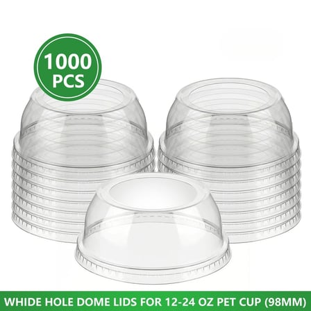 Case of Clear Wide Hole Plastic Dome Lid With Specifications.jpg
