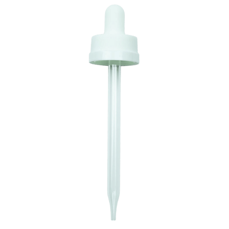 CRC (Child Resistant Closure) Dropper - White - 109mm 22-400(1000/case)