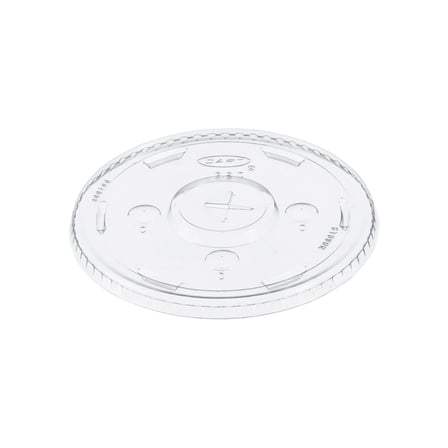 Dart Clear Pet Plastic Flat Lid with Straw Slot, 32 oounces.jpg