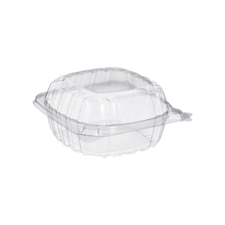 Dart ClearSeal C53PST1 Clear Hinged Lid Plastic Container, 5 x 5 x 2.jpg