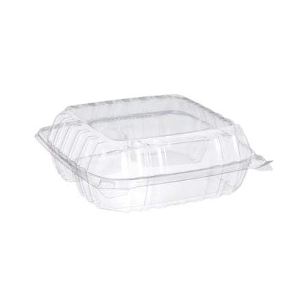 Dart ClearSeal C90PST3 3-Compartment Hinged Lid PS Plastic Container, 8 x 8 x 3.jpg