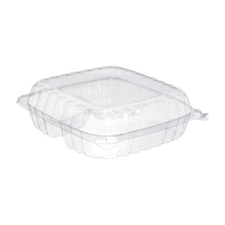 Dart ClearSeal C95PST3 3-Compartment Clear Hinged Lid Plastic Container, 8  x 9 x 3.jpg