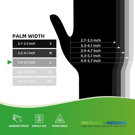 Clear Disposable TPE Food Service Gloves (Large)- 2000/Case