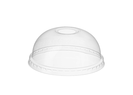 Clear 12-24 oz. Pet Cold Cup Dome Lids - (1000/Case)