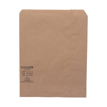 Back side of  Duro 12 x 15 recycled kraft merchandise paper bag.jpg