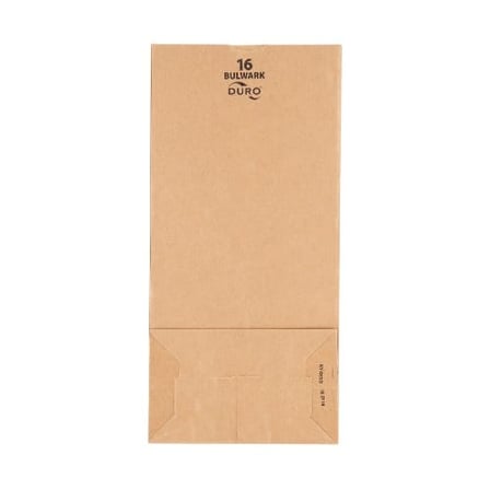 Duro bulwark 16 lb. Extra heavy duty natural kraft paper grocery bag.jpg