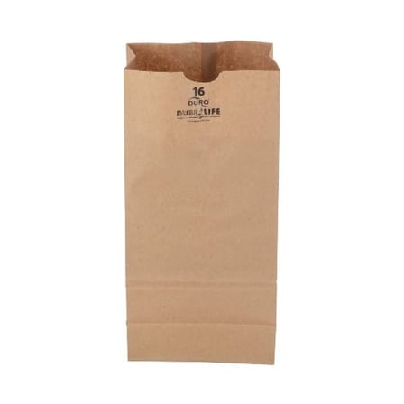 Duro dubl life 16 lb. recycled kraft paper grocery bag.jpg