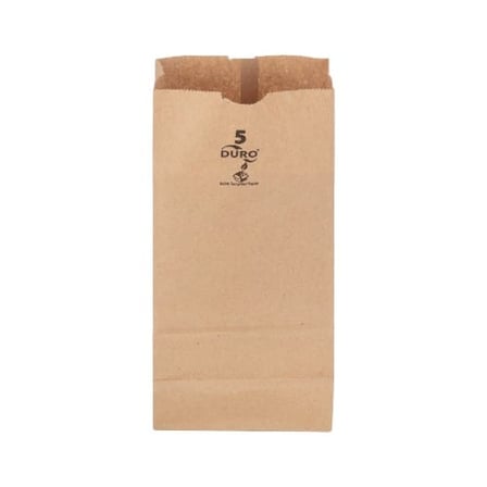 Duro dubl life 5 lb. recycled kraft paper grocery bag.jpg