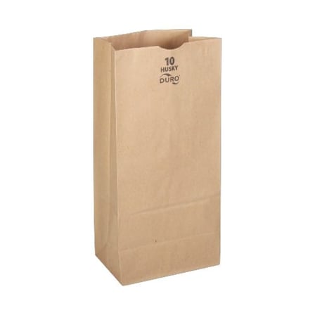 Duro dubl life husky 10 lb. Heavy duty recycled kraft paper grocery bag.jpg