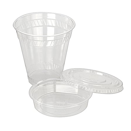 Fabri-Kal 9502126 Kal-Clear 12 to 14 Ounce Clear PET Plastic Cup, Flat Lid, and Insert, Combo Pack.jpg