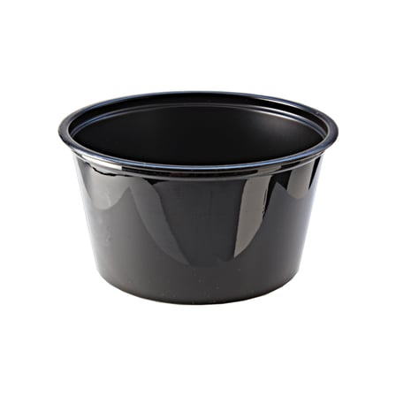 Fabri-Kal Black PS Plastic Portion Cup, 4 Ounces.jpg