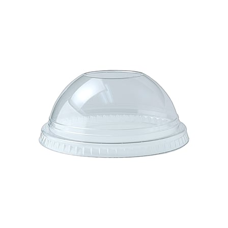 Fabri-Kal DLKC1624 Kal-ClearNexclear PET Plastic Dome Lid with 1 Hole, Clear, Fits 14, 16, 20, & 24 Ounces.jpg