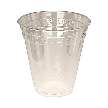 Fabri-Kal KC12SNT Kal-Clear 12 to 14 Ounces Clear PET Plastic Squat Cold Cup.jpg