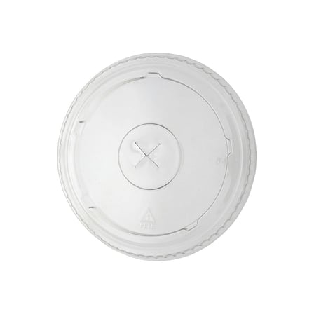 Fabri-Kal LKC1624FX Kal-ClearNexclear PET Plastic Flat Lid with Straw Slot, Clear, Fits 14, 18, 20, & 24 Ounces.jpg