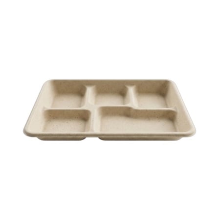 Genera 5-Compartment Molded Fiber Tray, 10 x 8 Inches.jpg