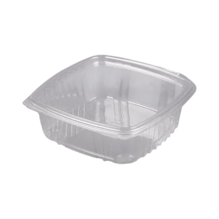 Genpak Clear Rectangular Hinged Deli Container, 48 Ounces.jpg