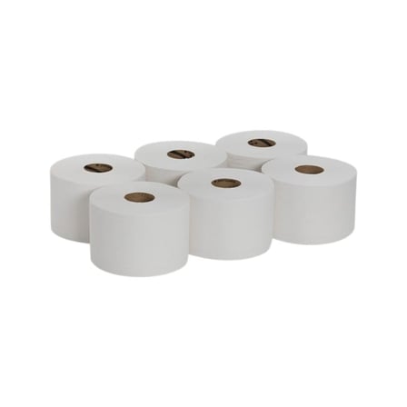 6 Pieces of Georgia-Pacific SofPull White Center-Pull Mini Toilet Paper Roll, 2-Ply, 8 by 5 Inches, 1000 Sheets.jpg