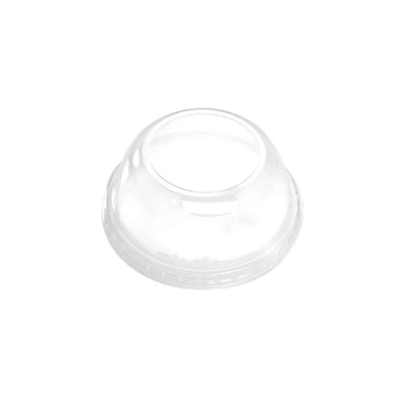 Graphic Packaging Clear PET Plastic Dome Lid with Large Hole, Fits 12 to 24 Ounces.jpg