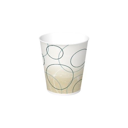 Graphic Packaging Double Sided Poly Paper Cold Cup, 12 Ounces, Champagne Design.jpg