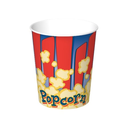 Graphic Packaging Printed Paper Popcorn Bucket, 32 Ounces.jpg