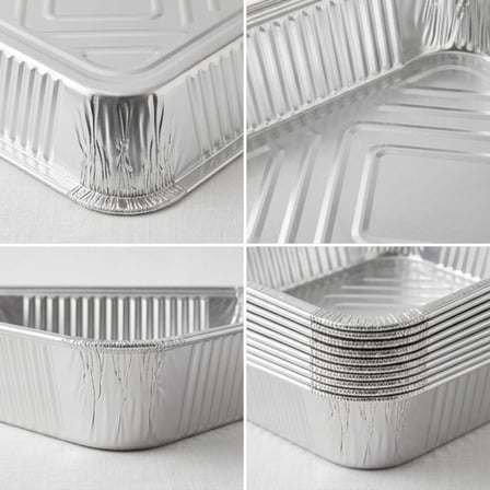 Half Size Heavy-Duty Foil Steam Pan Deep - (100/Case) product image