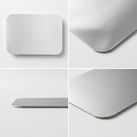 Oblong Foil-Laminated Board Lid for 1.5 lb. Deep Foil Take-Out Container - (500/Case) product image