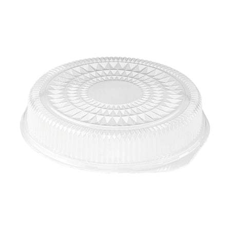 HFA 16 Clear Plastic Round Embossed Dome Lid for Aluminum Foil Serving Tray.jpg