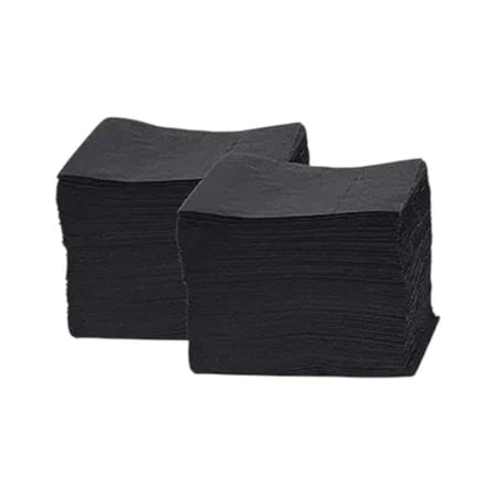 Packs of Hoffmaster 9 by 9 Inches Black Beverage Napkins, 2-Ply.jpg