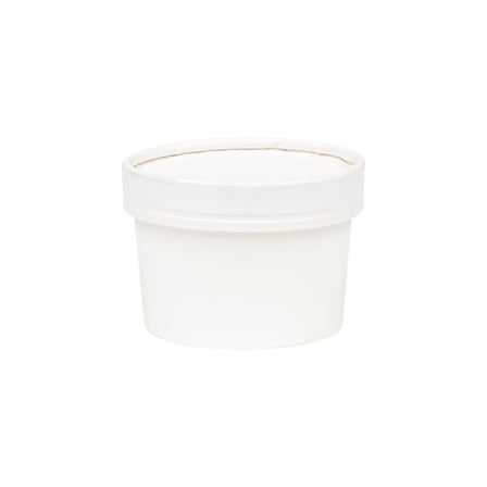 Inno-Pak White Poly-Coated Paper Soup Cup with Paper Lid, 10 Ounces.jpg
