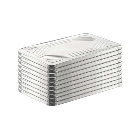 Full Size Aluminum Foil Steam Table Pan Lids - (50/Case)