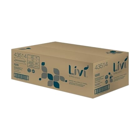 Case of Livi VPG Select White Multifold Paper Towel, 1-Ply.jpg