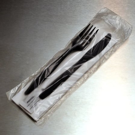 3 12 x 10 + 1 12 LDPE plastic flip top silverware bag with Knife & fork.jpeg