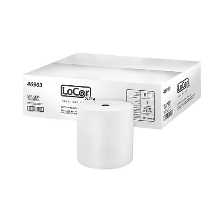 Case of LoCor Ultra White TAD Hardwound Paper Towel Roll, 7 Inches by 700 feet.jpg